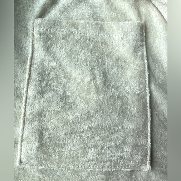 Pretty Little Thing - Cream Toweling Oversized Shirt - Size 0 - Picture 8 of 11